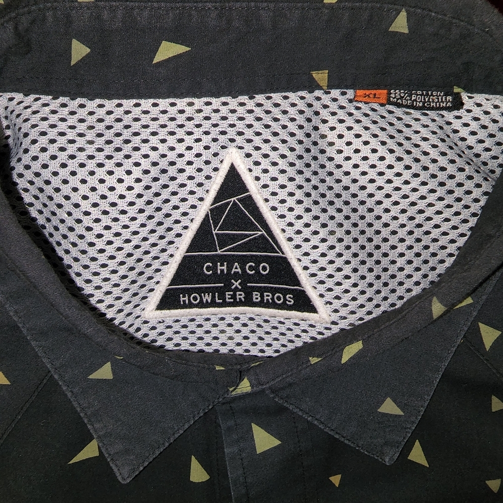 Howler bros x chaco button up shirt xl